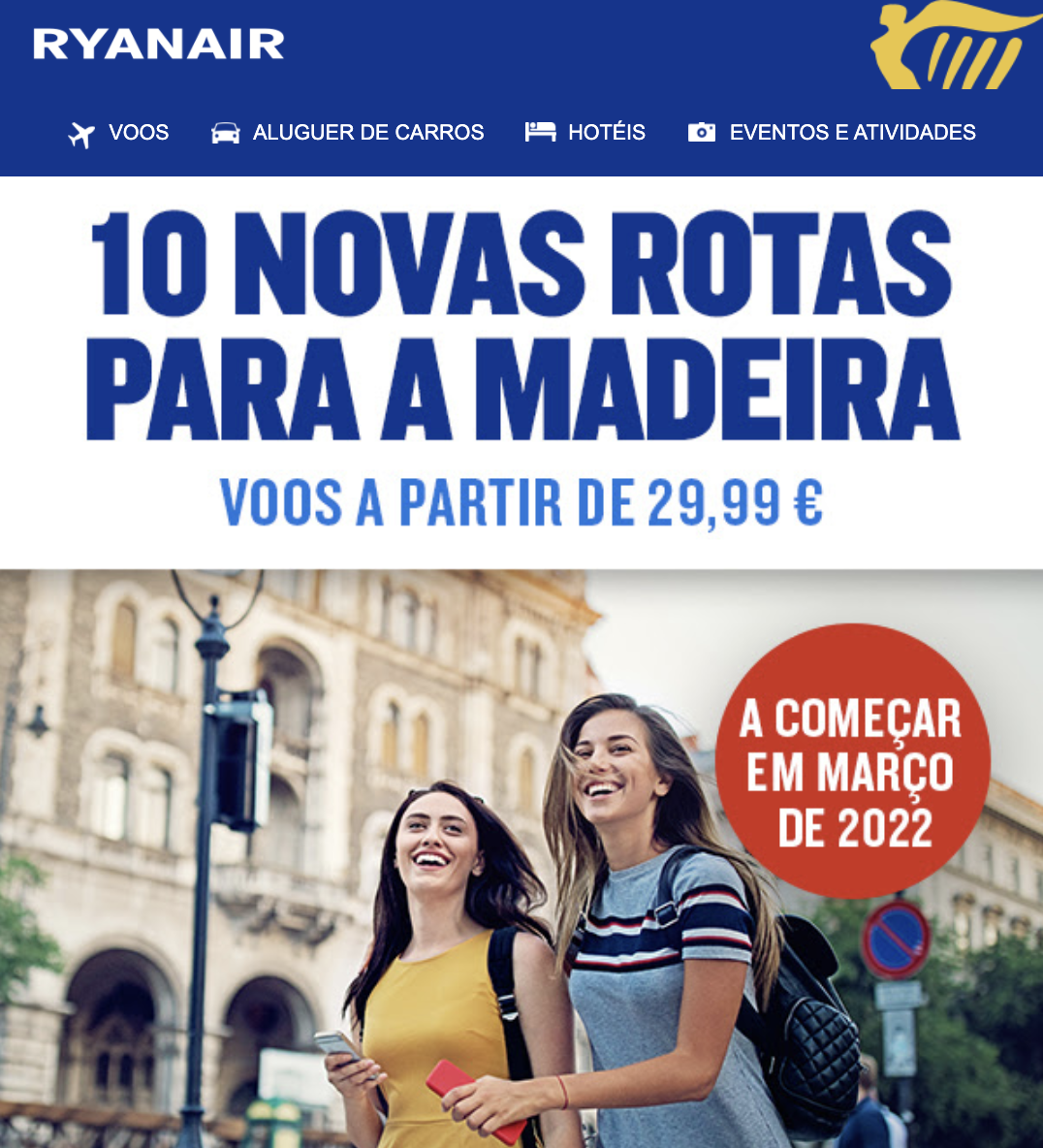Ryanair Madeira 2022